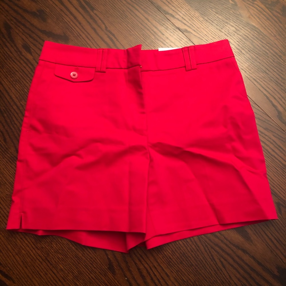 NWT 4 inch shorts red size 4